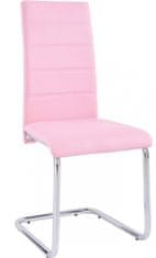 Danish Style Jídelní židle Aber (SET 2 ks), růžová