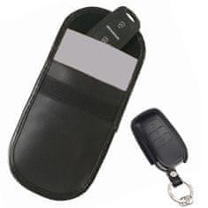 Daklos Pouzdro blokující signál na klíče od auta, telefon a karty, klíčenka