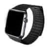SAMURRAI kožený magnetický řemínek na Apple Watch - černý - 42 / 44 mm