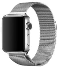 SAMURRAI nerezový ocelový řemínek na Apple Watch - Silver - 42 / 44 mm