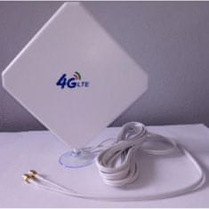 Anténa se skleněnou přísavkou pro router se SIM kartou 4G LTE / 3G / 2G 5dBi, SMA zástrčka, 2m kabel, MIMO