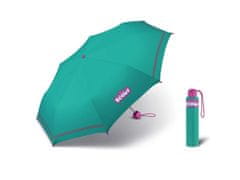 Scout BASIC GREEN skládací deštník s reflexním proužkem Barva: Zelená