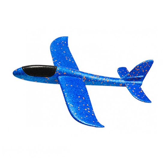 FOXGLIDER Dětské házedlo - házecí letadlo modré 48cm EPP