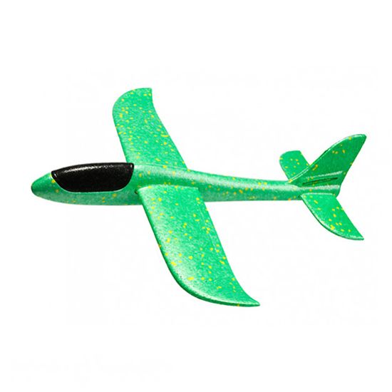 FOXGLIDER Dětské házedlo - házecí letadlo zelené 48cm EPP