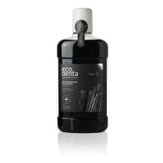 Ecodenta Extra bělicí ústní voda s černým uhlím (Extra Whitening Mouthwash With Black Charcoal) 500 ml