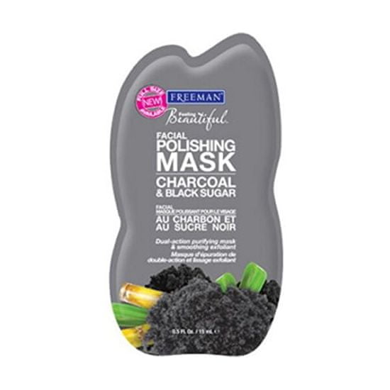 Freeman Peelingová maska s uhlím a cukrem (Facial Polishing Mask Charcoal & Black Sugar)