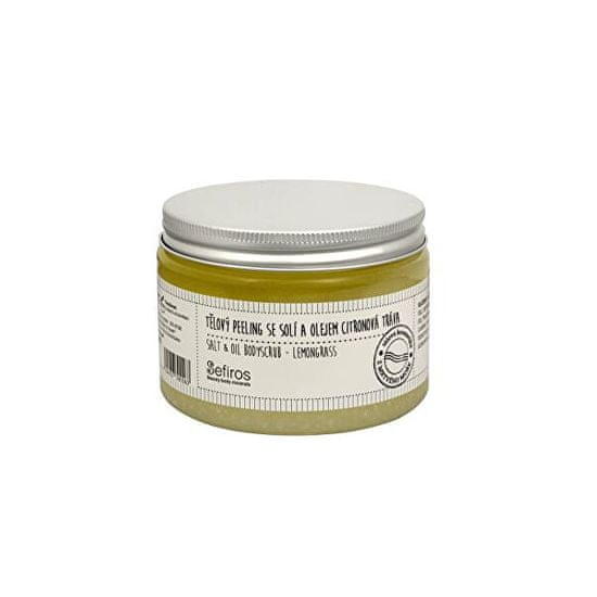 Tělový peeling se solí a olejem Citronová tráva (Salt & Oil Bodyscrub) 300 ml