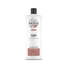 Nioxin Čisticí šampon pro jemné barvené mírně řídnoucí vlasy System 3 (Shampoo Cleanser System 3) (Objem 1000 ml)