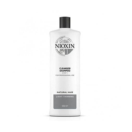 Nioxin Čisticí šampon pro jemné mírně řídnoucí přírodní vlasy System 1 (Shampoo Cleanser System 1)