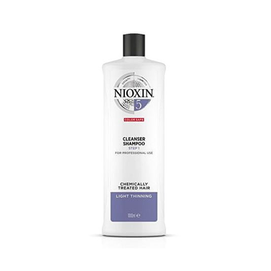 Nioxin Čisticí šampon pro barvené lehce řídnoucí vlasy System 5 (Shampoo Cleanser System 5)