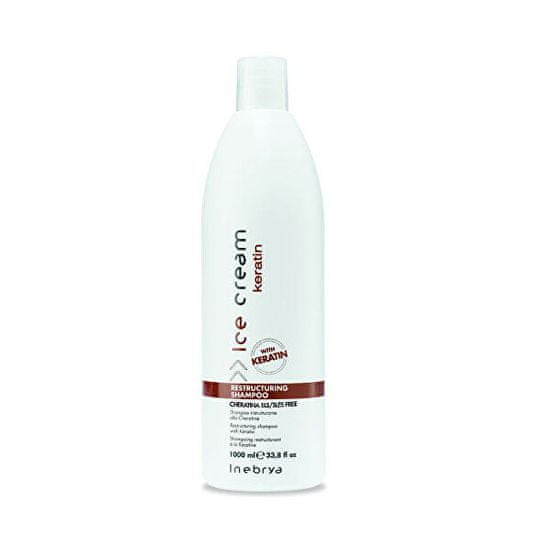 Inebrya Restrukturační šampon s keratinem Ice Cream Keratin (Restructuring Shampoo)