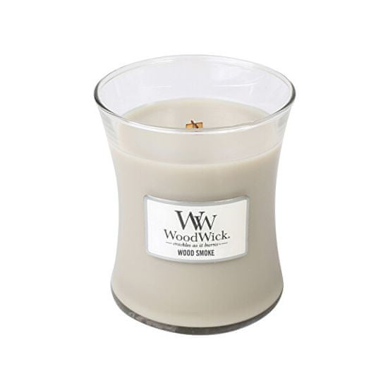 Woodwick Vonná svíčka váza Wood Smoke 275 g
