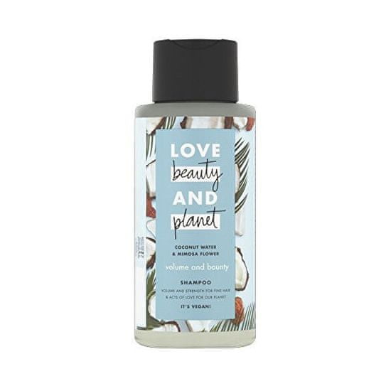 Love Beauty & Planet Šampon na jemné vlasy s kokosovou vodou a květy mimózy (Volume and Bounty Shampoo) 400 ml