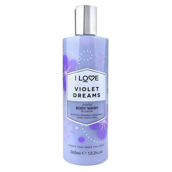 I Love Cosmetics Sprchový gel Violet Dreams (Body Wash) 360 ml