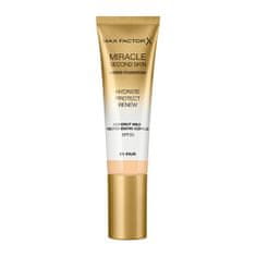 Pečující make-up pro přirozený vzhled pleti Miracle Touch Second Skin SPF 20 (Hybrid Foundation) 30 (Odstín 05 Medium)