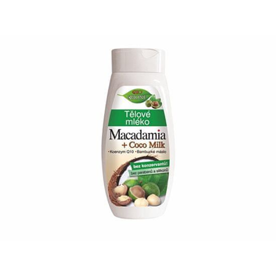 Bione Cosmetics Tělové mléko Macadamia + Coco Milk 400 ml