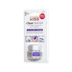 KISS UV/LED gel na nehty průhledný (Clear Nail Gel) 15 ml
