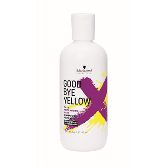 Schwarzkopf Prof. Šampon pro neutralizaci žlutých tónů barvených a melírovaných vlasů Goodbye Yellow