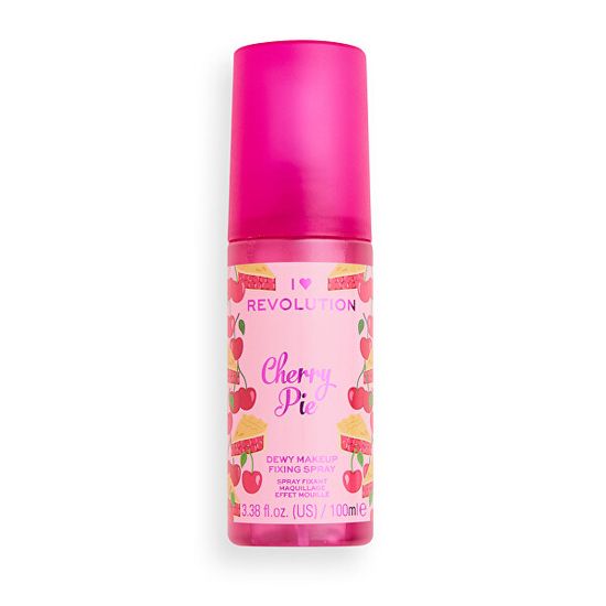 I Heart Revolution Fixační sprej na make-up I♥Revolution Cherry Pie (Dewy Makeup Fixing Spray) 100 ml
