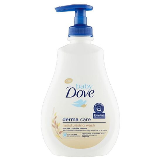 Dove Prebiotický mycí gel pro děti Baby Derma Care (Moisturising Wash) 400 ml