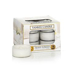 Yankee Candle Aromatické čajové svíčky Fluffy Towels 12 x 9,8 g