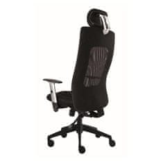 Alba Lexa černá kancelářská židle s 3D podhlavníkem