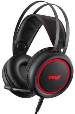 Sluchátka Niceboy ORYX X210 Donuts (oryx-x210-donuts), 50mm měniče, headset, pohodlné, sklápěcí mikrofon, otočné náušníky