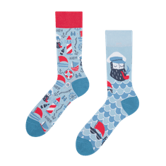 GMRS151 veselé ponožky - vodák Barva: modrá, Velikost: 35-38