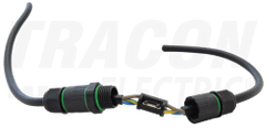 Tracon Electric Kabelová spojka vodotěsná na kabely CYKY 3x2,5mm2 CST25 IP65 Tracon electric