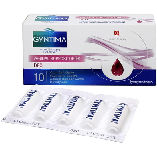 Fytofontana Gyntima vaginální čípky DEO 10 ks
