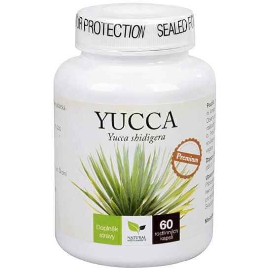 Natural Medicaments Yucca Premium 60 kapslí