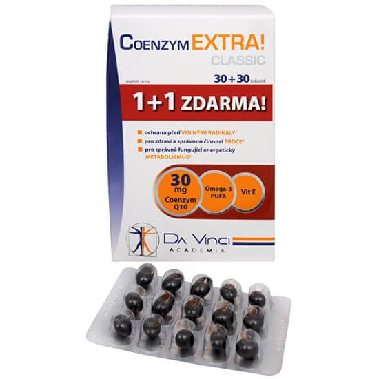 Simply you Coenzym Extra! Classic 30 mg 30 tob. + 30 tob. ZDARMA