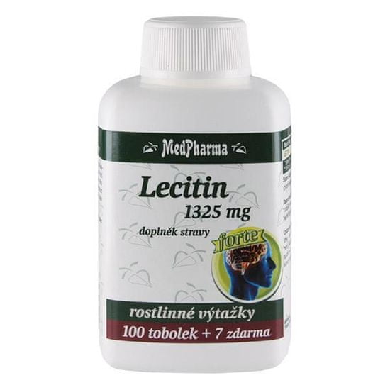 MedPharma Lecitin 1325 mg Forte 100 tob. + 7 tob. ZDARMA