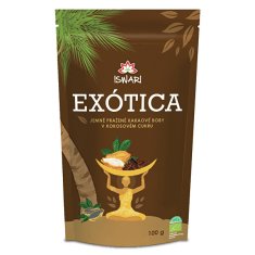 Iswari BIO Kakaové boby v kokosovém cukru EXÓTICA 100 g