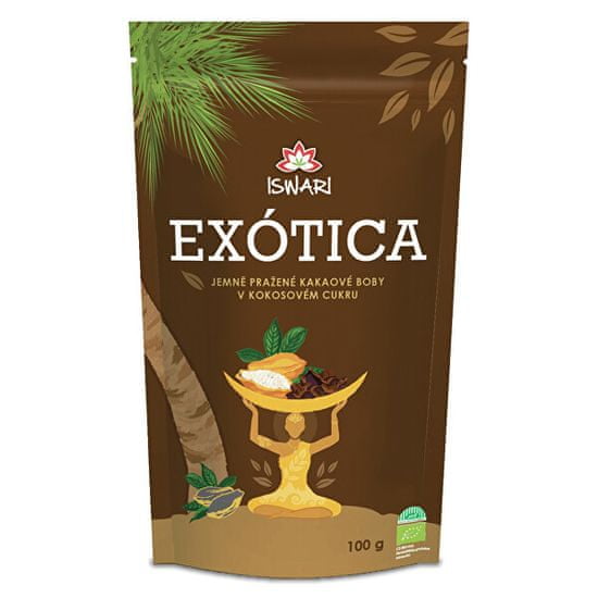 BIO Kakaové boby v kokosovém cukru EXÓTICA 100 g