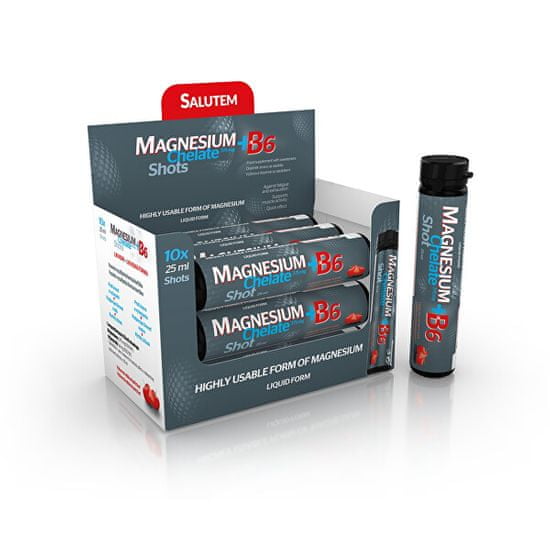 SALUTEM Pharma Magnesium Chelate 375 mg + B6 10 x 25 ml