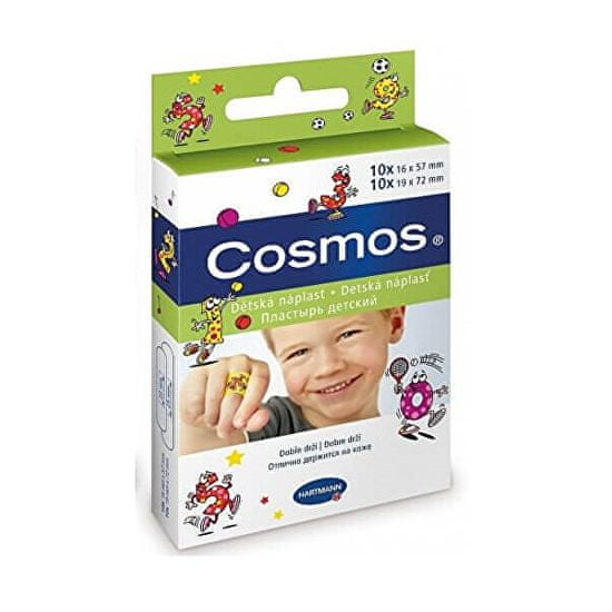 Cosmos Dětská náplast 2 velikosti 20 kusů