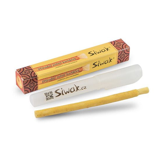 Siwak Přírodní zubní kartáček + pouzdro