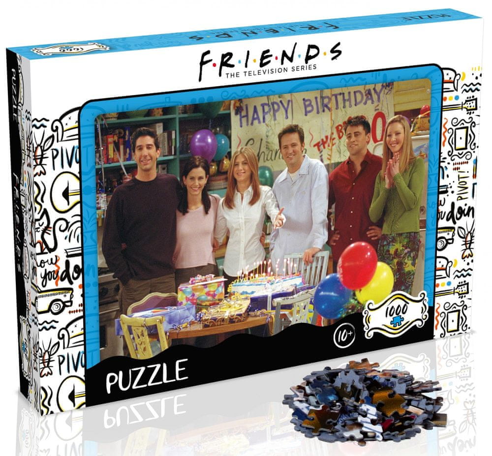 Levně Winning Moves Přátelé Happy Birthday puzzle 1000 dílků