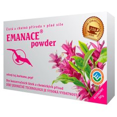 Hannasaki Emanace powder - zelený čaj, kurkuma, pepř 50 g