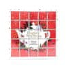 Adventní kalendář Puzzle červené BIO 25 pyramidek