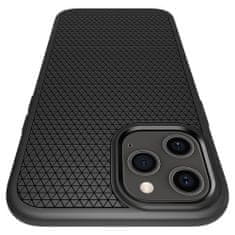 Spigen Liquid Air silikonový kryt na iPhone 12 / 12 Pro, černý