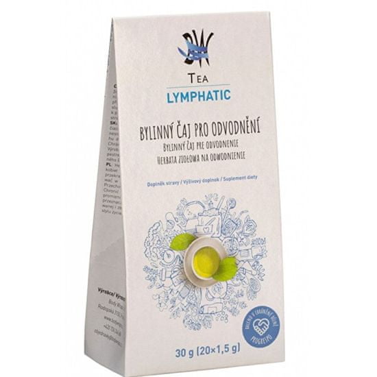 Body Wraps BW Tea Lymphatic- Bylinný čaj pro odvodnění 20 sáčků