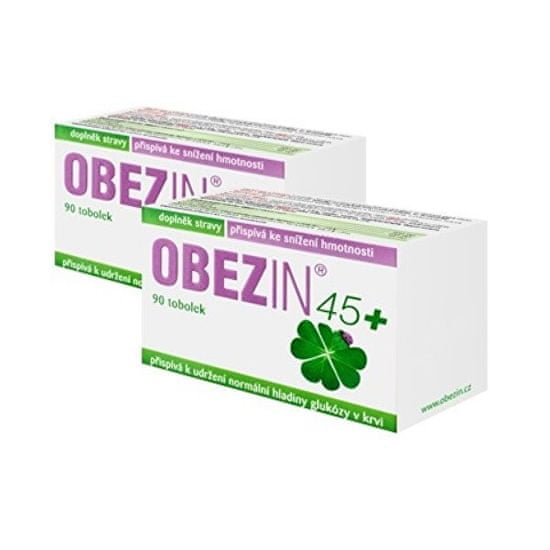 Danare OBEZIN® 45+ měsíční hubnoucí kůra 2 x 90 tobolek