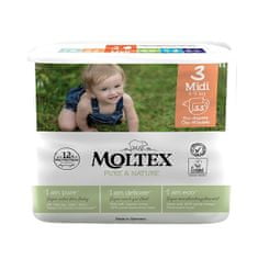 MOLTEX Plenky Moltex Pure & Nature Midi 4-9 kg (33 ks)