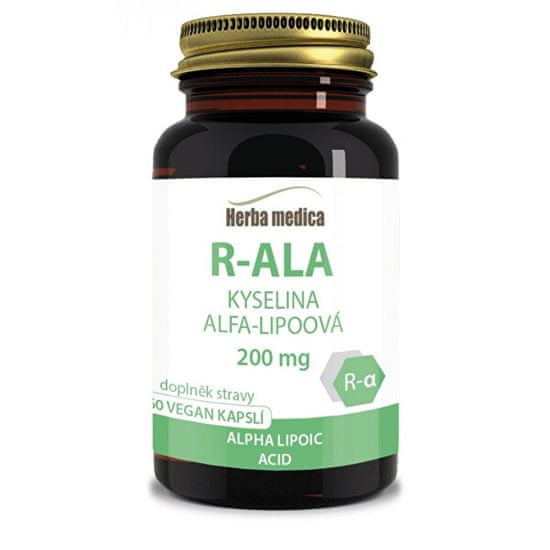 HerbaMedica Acti R - ALA ( kyselina lipoová) - 60 pilulek - 200 mg