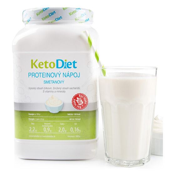 KetoDiet Proteinový nápoj smetanový na 1 týden (35 porcí)