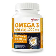 NUTRICIUS Omega 3 Rybí olej 1000 mg EPA 330 mg / DHA 220 mg 150 kapslí