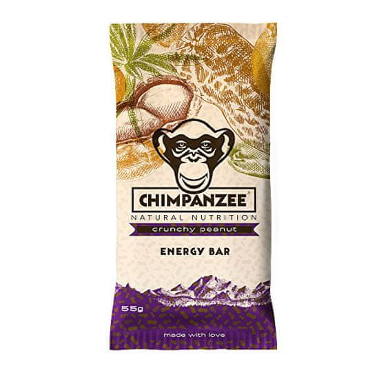 CHIMPANZEE Energy bar Crunchy Peanut 55 g
