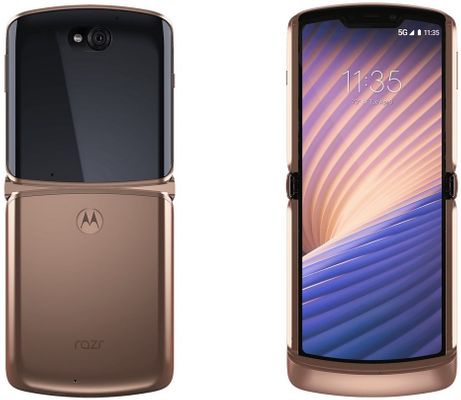 Motorola Razr 5G, skládací smartphone, dotykové véčko, OLED displej, skládací displej, výkonný procesor